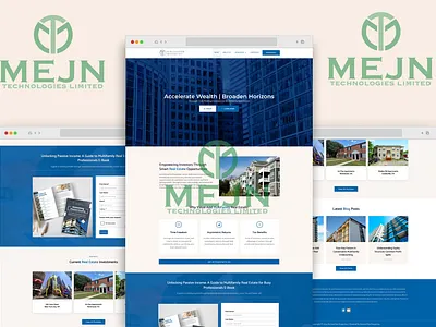Horizonten Properties – Real Estate Website UI animation branding graphic design motion graphics ui