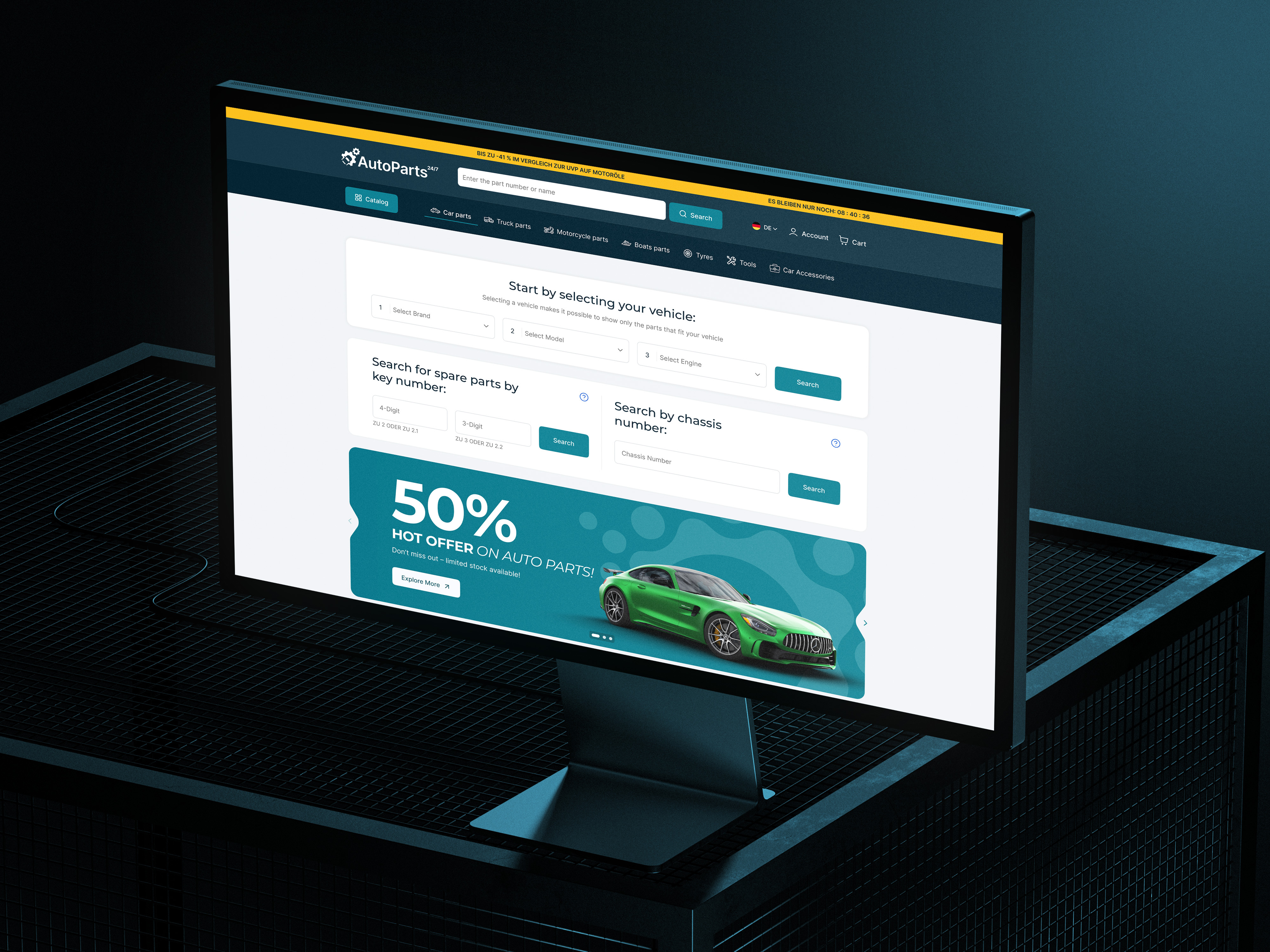 E-COMMERCE | ONLINE STORE | AUTOPARTS auto automotive ecommerce parts shop shopify store web design website wordpress