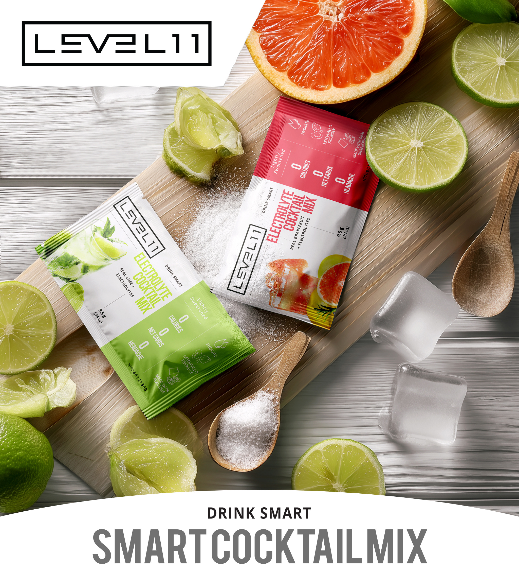 Smart Cocktail Mix Project electrolytes graphic design mockup packaging design photo manipulation pouch sachet smart cocktail mix project