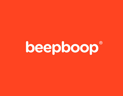 Beepboop Wordmark Logo text logo