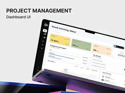 Project Management Dashboard app design dashboard development figma project management task management ui design ux workflow