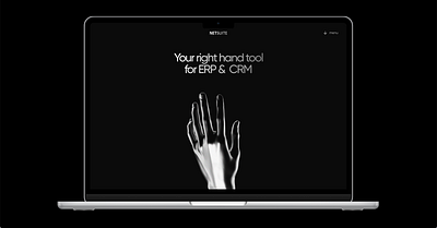Netsuit landing page concept landing page technology ui web web design website