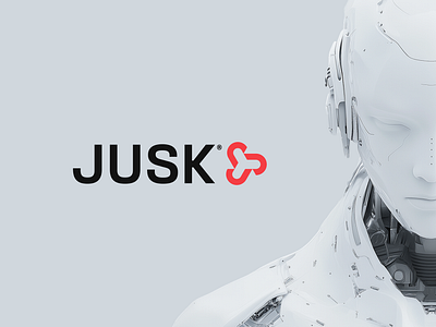 JUSK ai ai assistant brand design branding identity logo design logotype