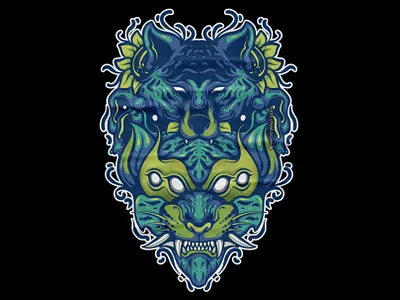 THE CREATURE - #artforsale art artwork clothing design digital art digital illustration illustration merch