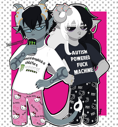 Twinsies character art character design illustration