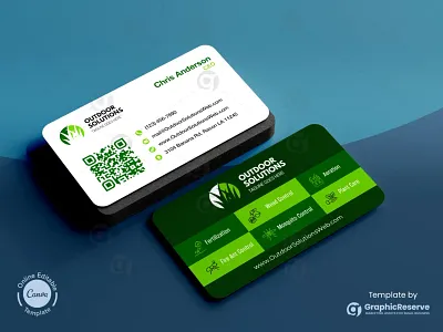 Gardening Business Card Design Canva Template business card design template business card design templates business card template online canva business card canva business cards canvas business cards editable business card template landscaping business card lawn care business card template for business cards