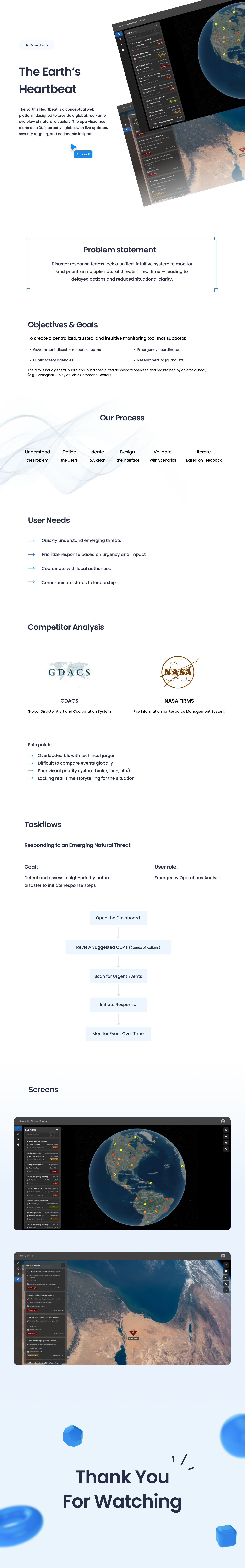 🌍 Live Situational Overview – Real-Time Global Alert System darktheme uidesign uxdesign