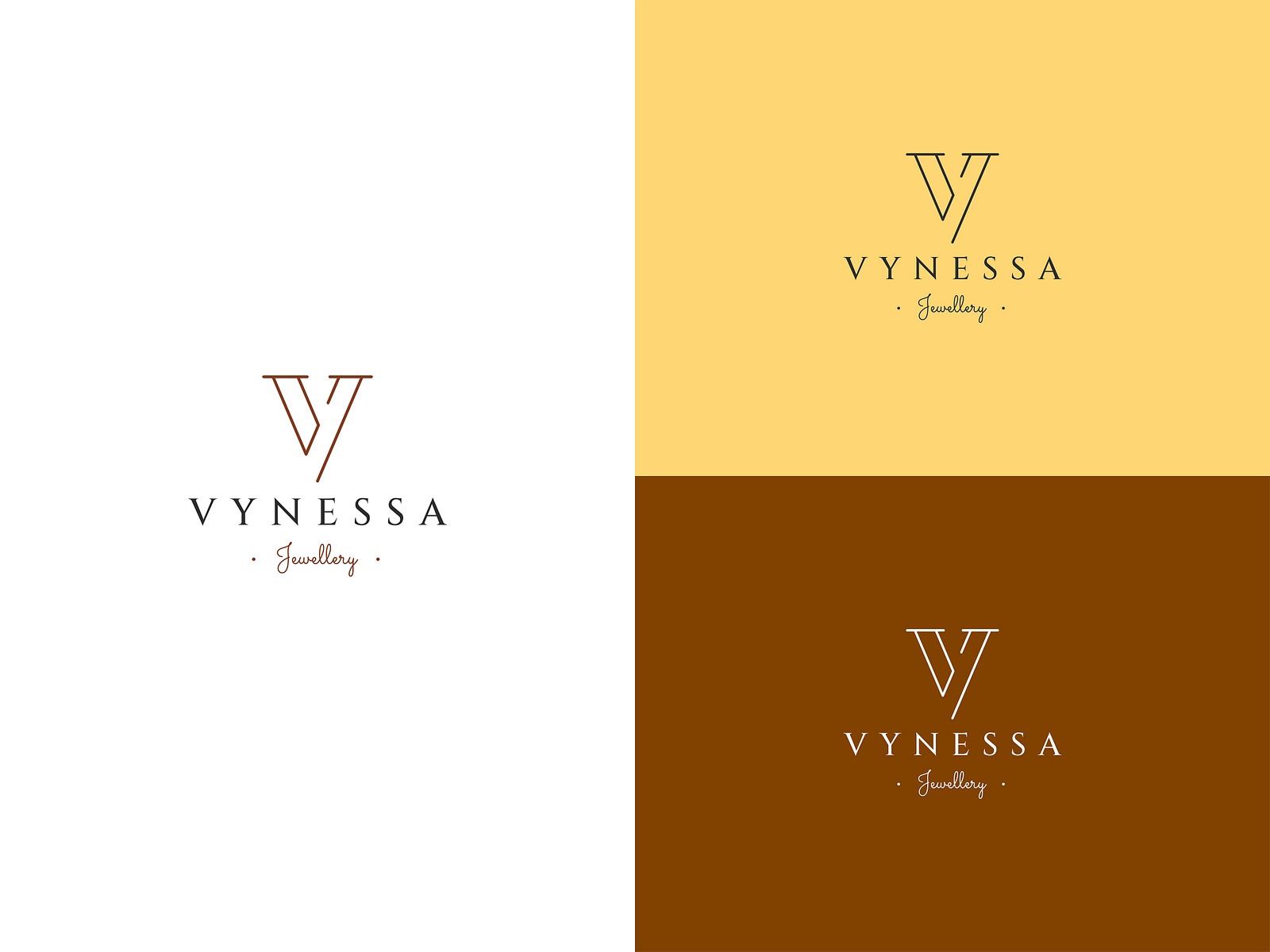 Luxury logo Of Vynessa, Elegant Logo by Imon Hossen on Dribbble