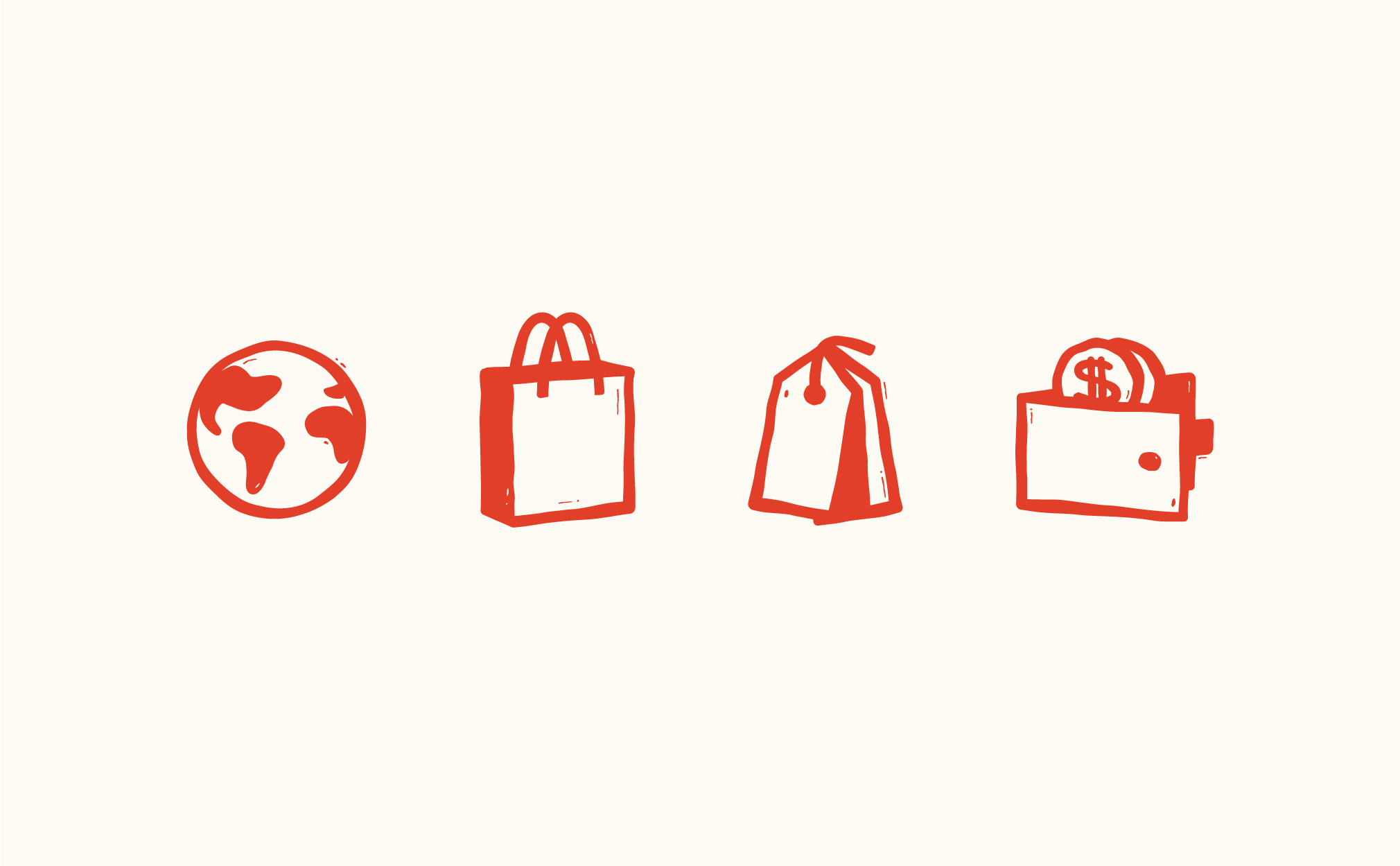 Icons for a Second-Hand Shop branding graphic design icon iconography vector