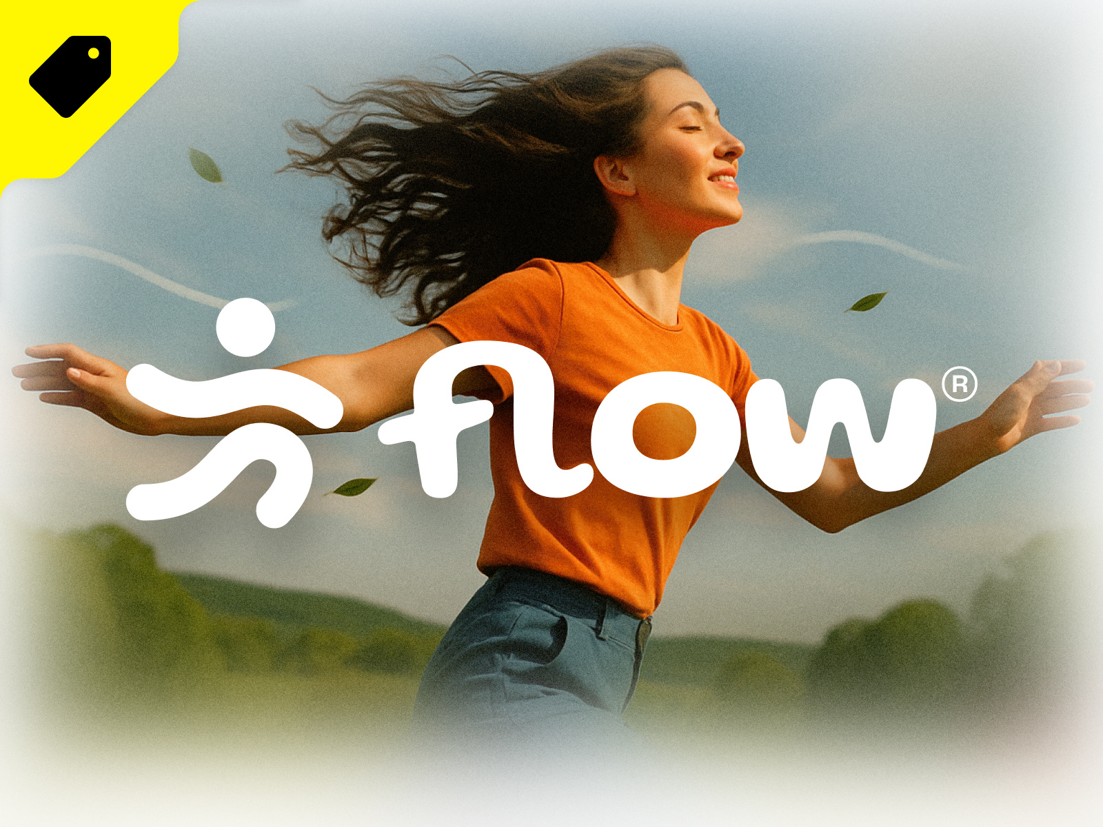 Flow – Simple Mindfulness app icon brand branding flow for sale logo mindfulness