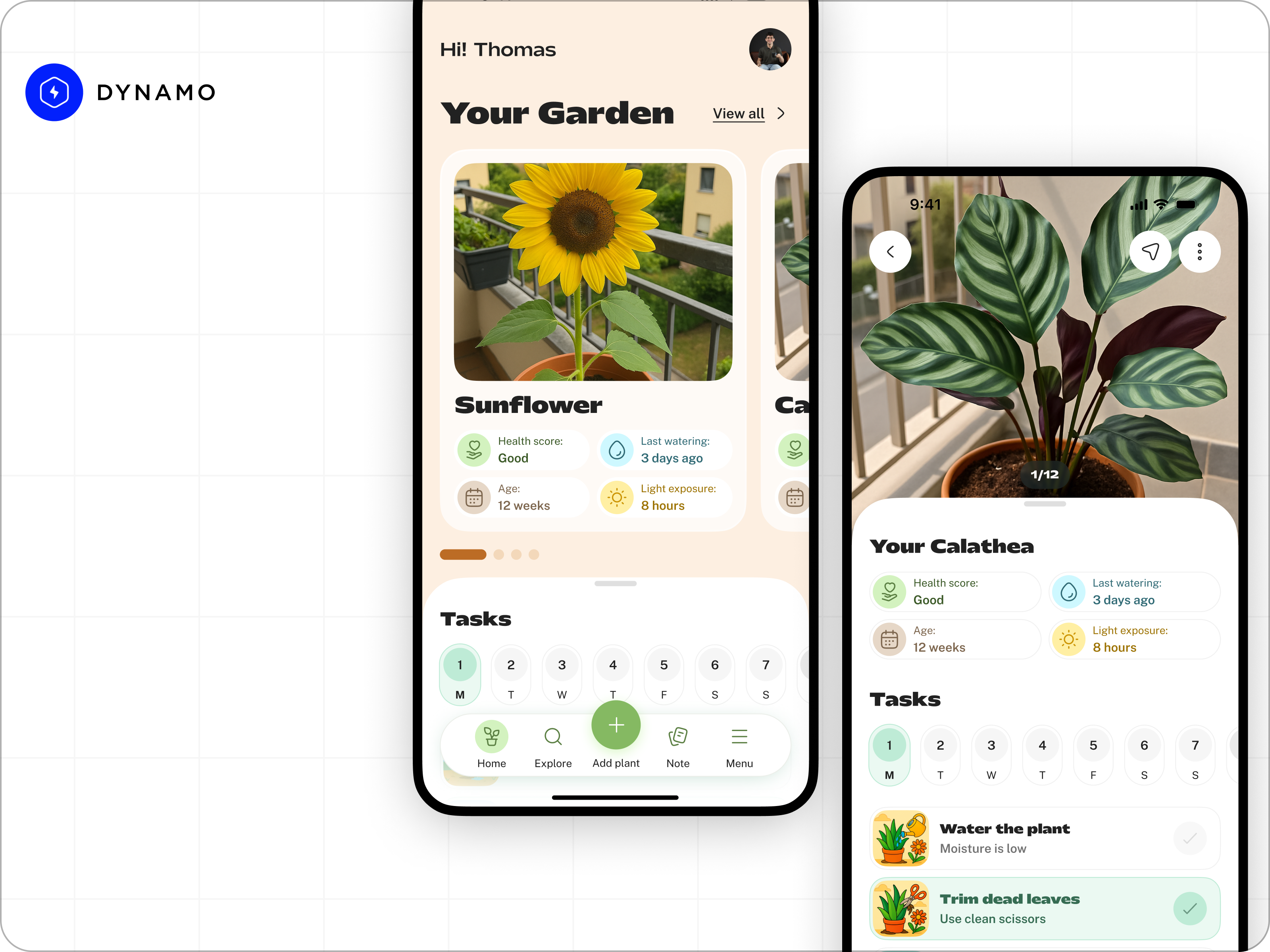 Plant Tracker 🌼📱 mobileapp plantcare productdesign uidesign uxdesign