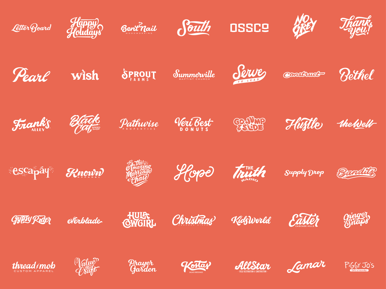 Hand-Lettering Samples v1 by Mike Jones for Heyo on Dribbble