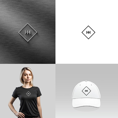 H&H Letter Logo brand design branding graphic design letter logo logo logo designer
