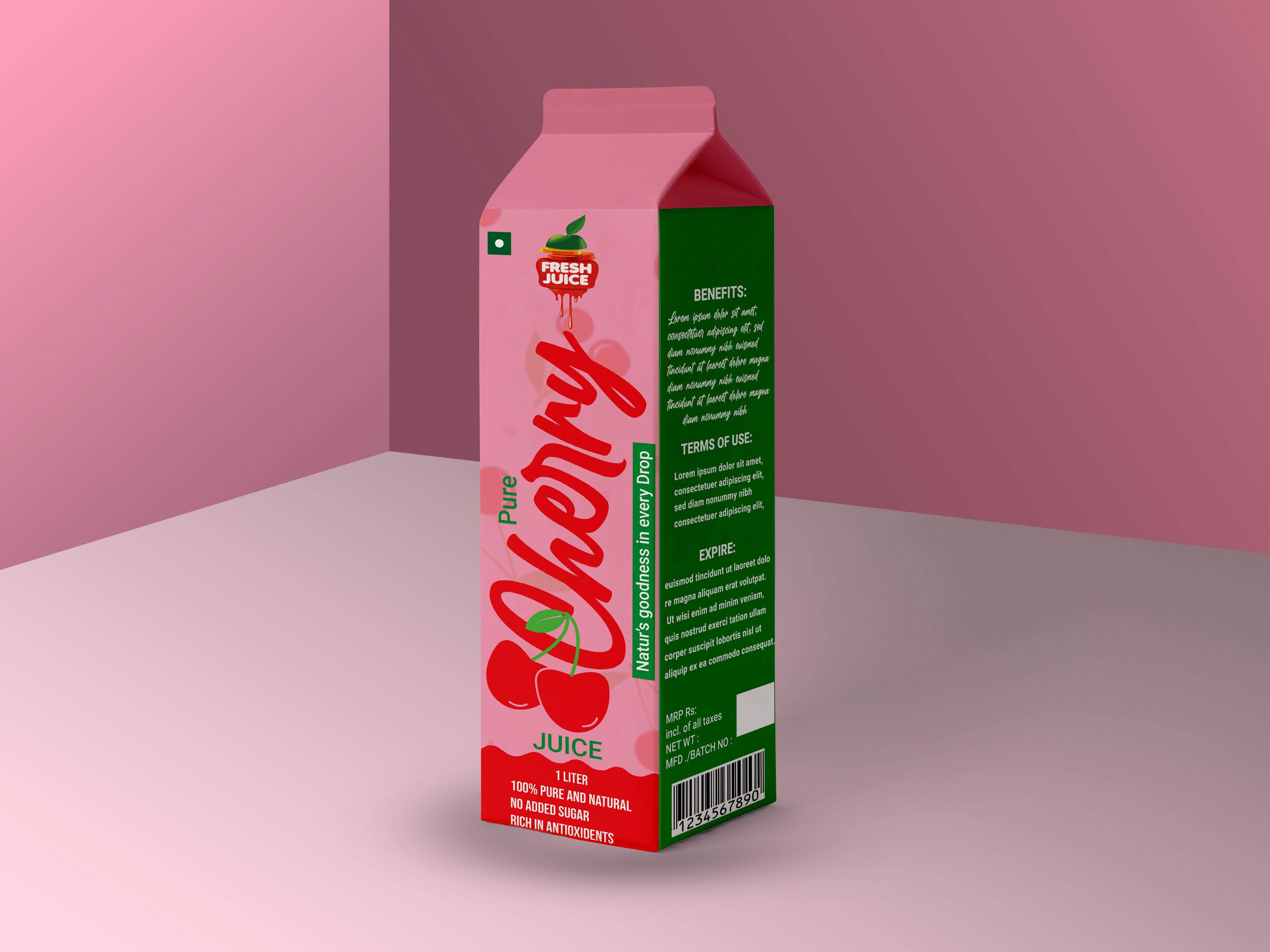 pure cherry label design ! box design graphic design label design packaging design