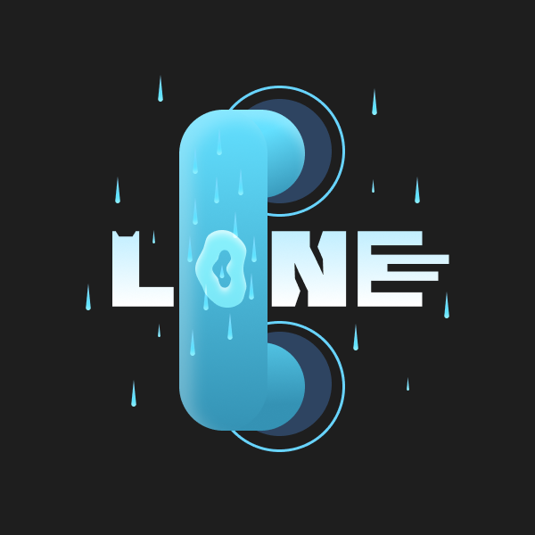 The Lone 🤞T-shirt Design for Cooooolest Man's figma graphic design lone motion graphics t shirt design vector water