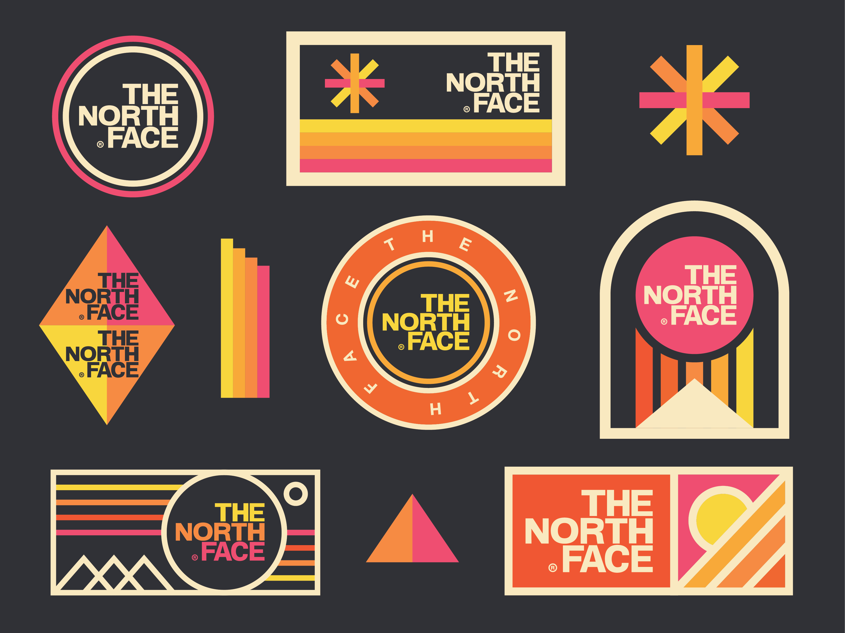 Example of North Face Adventure Badges