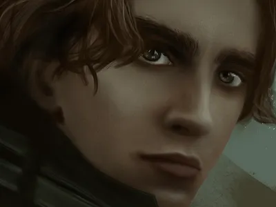 Paul Atreides / Timothee Chalamet dune illustration portrait procreate timotheechalamet