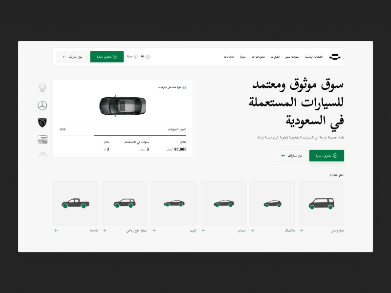موقع سوق السيارات المستعملة المُوثَّق