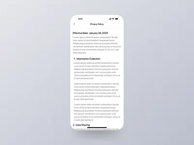 Privacy Policy Mobile App Ui app graphic design mobile privacy policy privacy policy app privacy policy dashboard privacy policy design privacy policy details privacy policy experience privacy policy interface privacy policy mobile privacy policy option privacy policy screen privacy policy setting privacy policy ui privacy policy view privacy policy widget screen ui