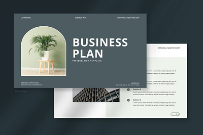 Luminor Business Plan PowerPoint Template modern