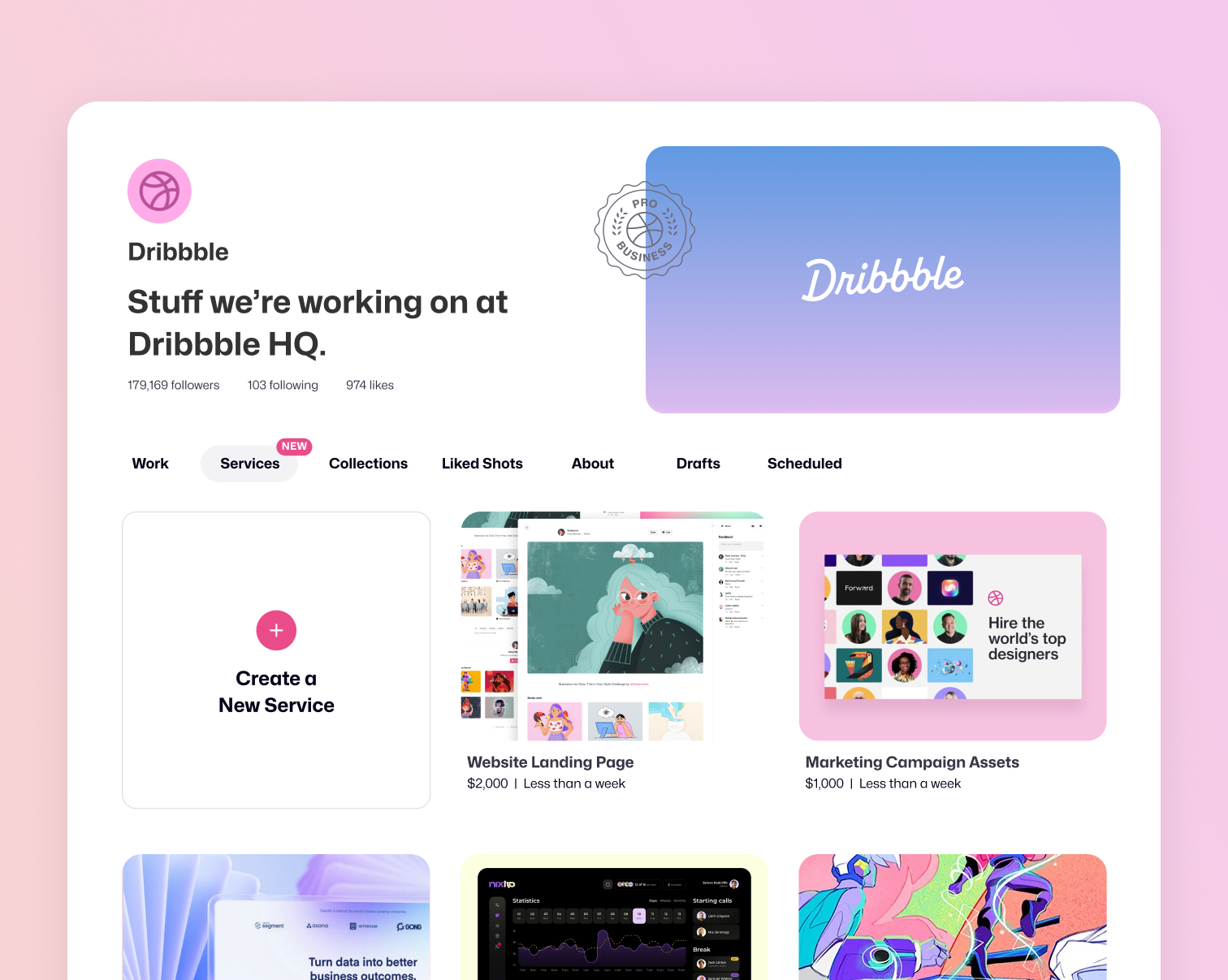 Dribbble Marketplace Services design dribbble product design services ui ux