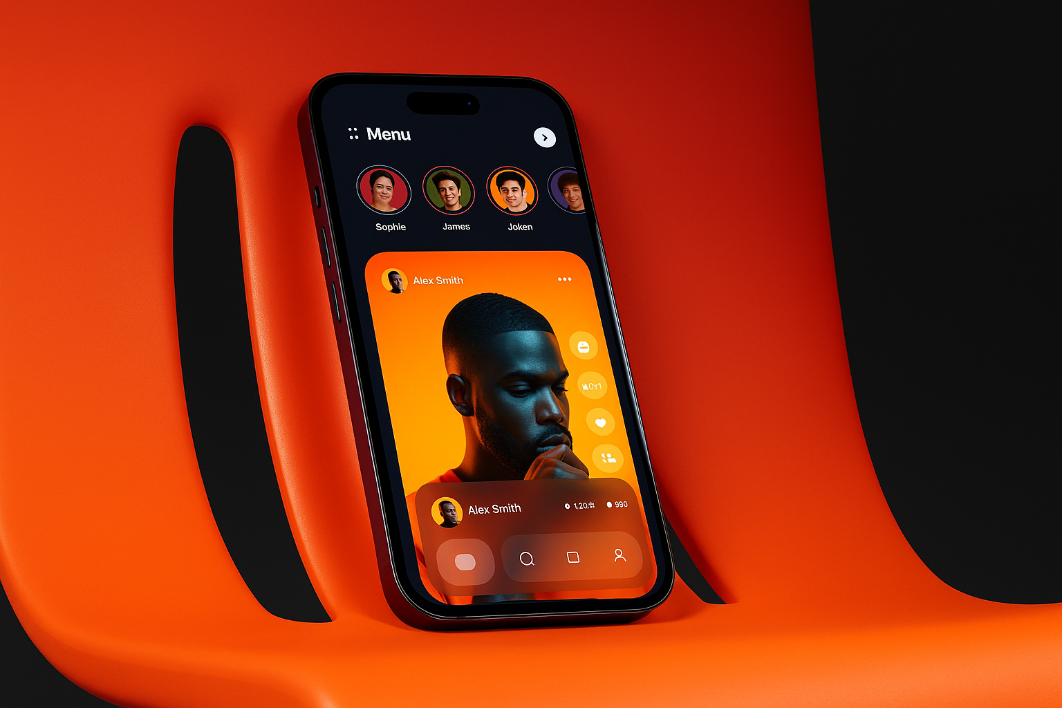 Flamecast — UI for a Modern Social Audio Platform ai ai tool design application design audio app branding design entertainment graphic design illustration logo minimalistic mobile design mobile app modern social media ui ui ux design user experience user interface web design