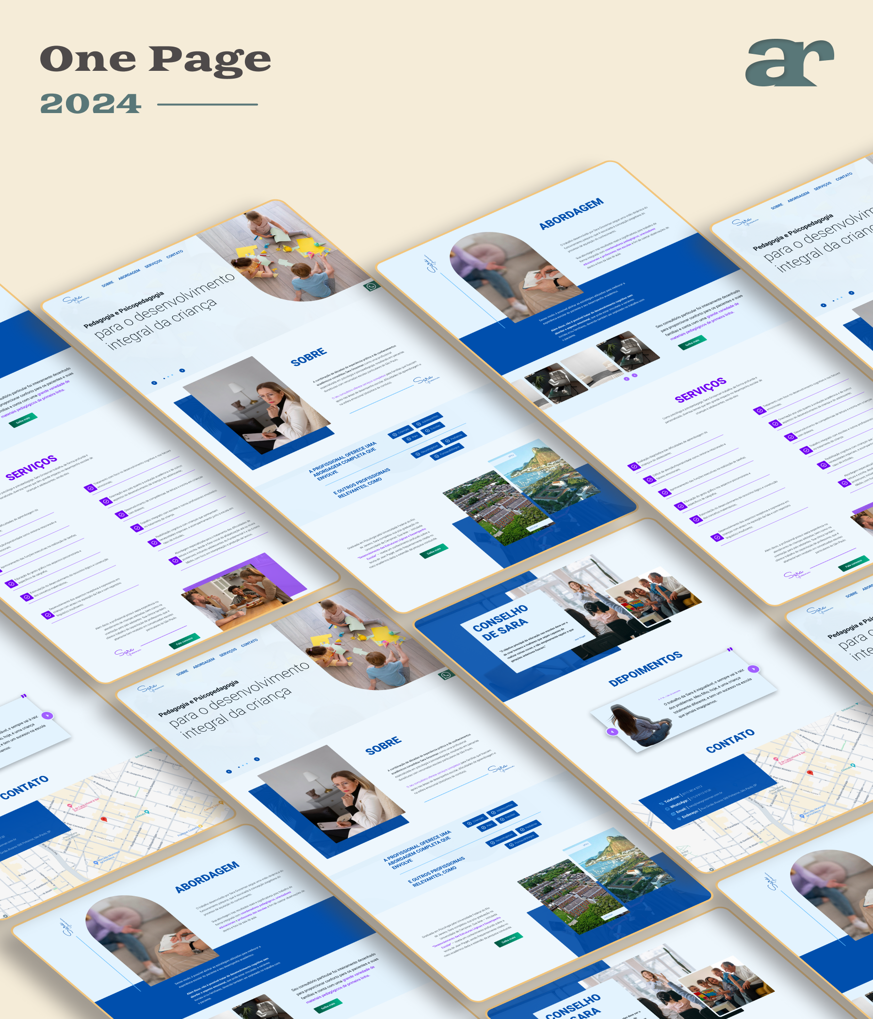One Page - Psicologia design one page psicologia psicology psicopedagogia site ui ux website