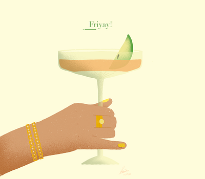 Friyayyy!🍸 3d animation art branding design friday friyay glassart graphic design illustration illustrator logo motion graphics procreate typography ui ux vector