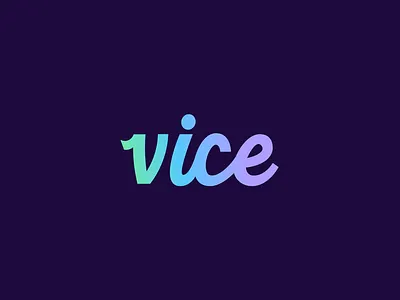 Vice Logo - Unused Concept branding concepts graphic design logo