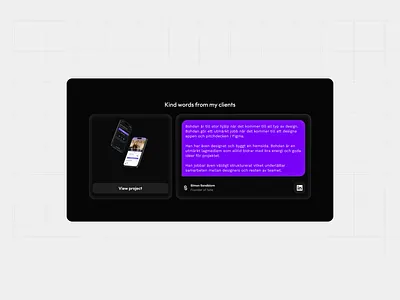 Testimonials design testimonials ui ux uxui webdesign