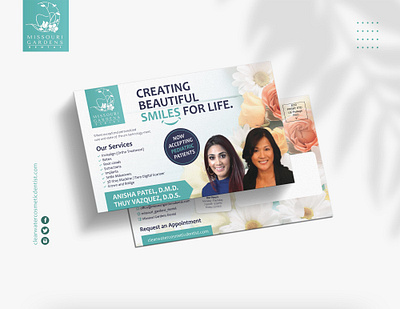 Dentist dentist design flyer graphicdesign marketing postcard print smile