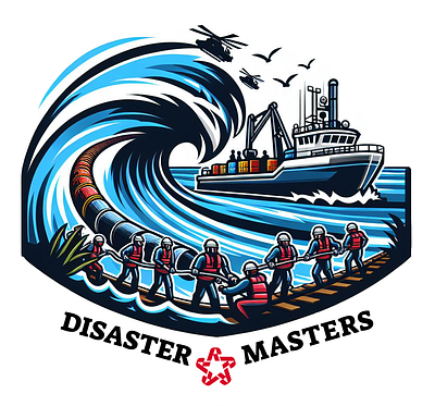 Disaster Masters Team Logo branding design graphic design logo ui vector