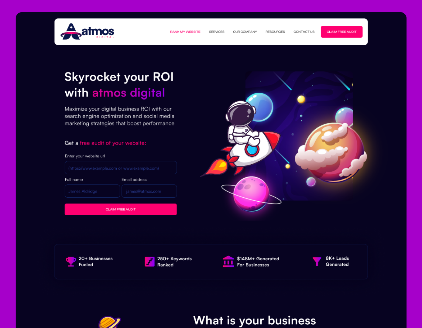 Example of Website Design & Development ~ 5 7 Pages