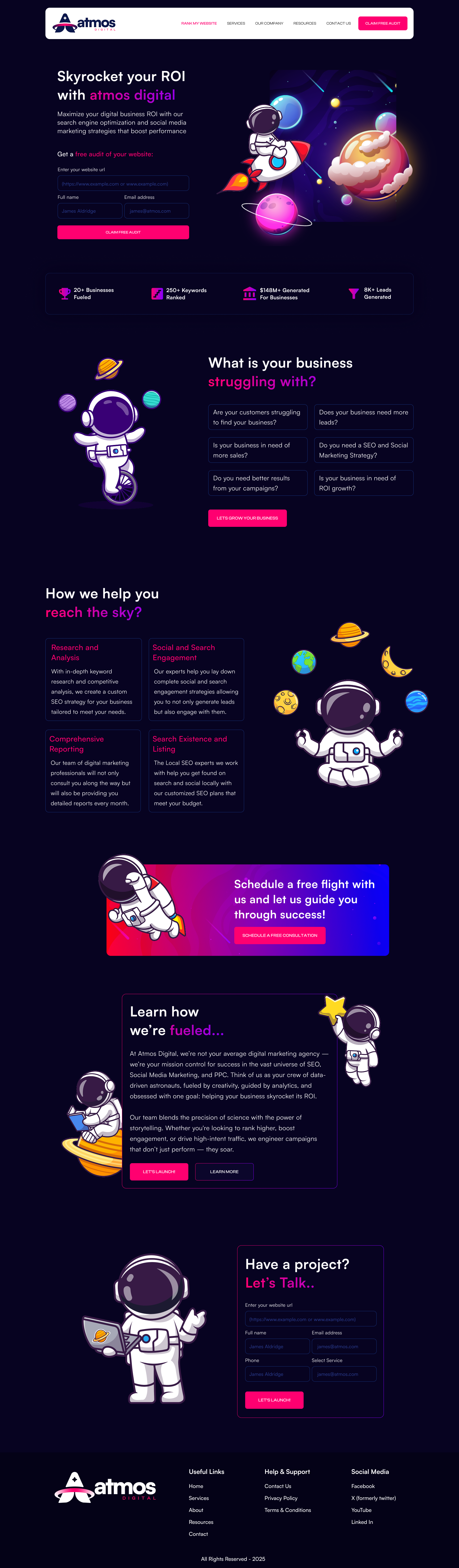 Example of Website Design & Development ~ 5 7 Pages