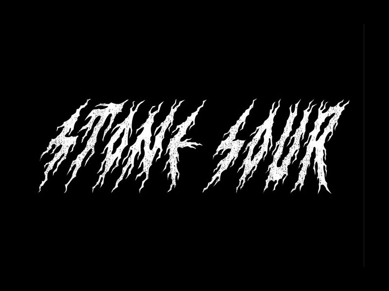 Stone Sour lettering band merch graphic design hand lettering heavy metal metal band slipknot stone sour typography