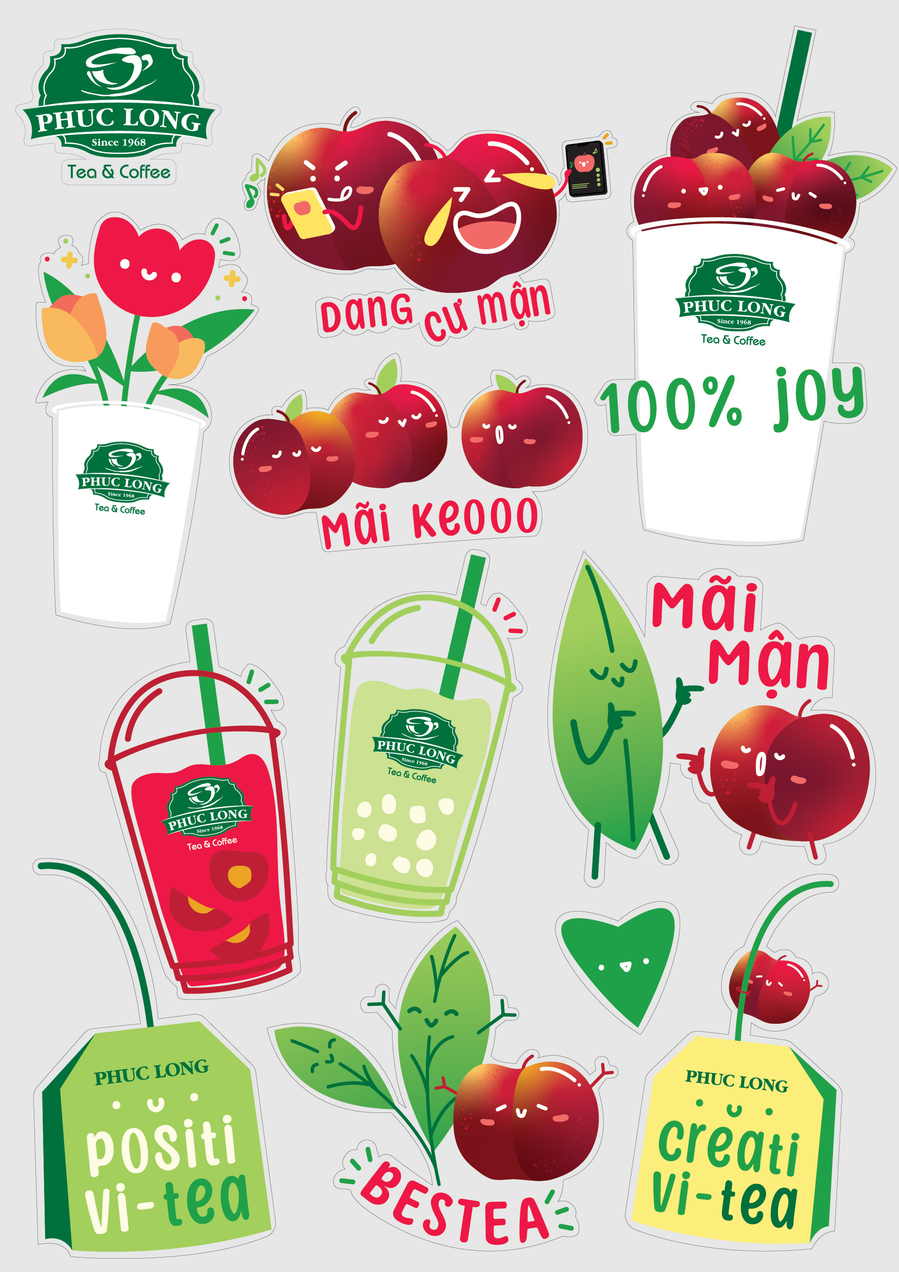 STICKER SET for realeasing new seasonal products drawing graphic design illustration sticker design vector