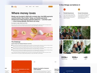 Bessly - Company details company design inner page landing page money profile ui ui ux uidesign ux web design website