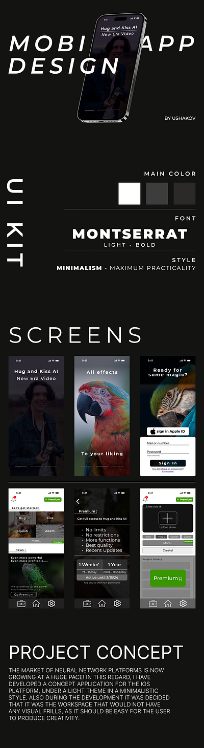 Mobile app design app design design ui web design
