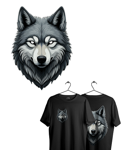 Blind Wolf / T-shirt Design apparel graphic design illustration merch design tshirt