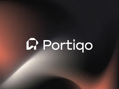 Portiqo Logo Design Concept brand brand identity branding design icon identity lettermark logo logo design logo mark logos logotype modern logo monogram real estate symbol