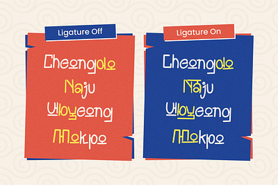 Goghuji - Korean Vibes Display digital font