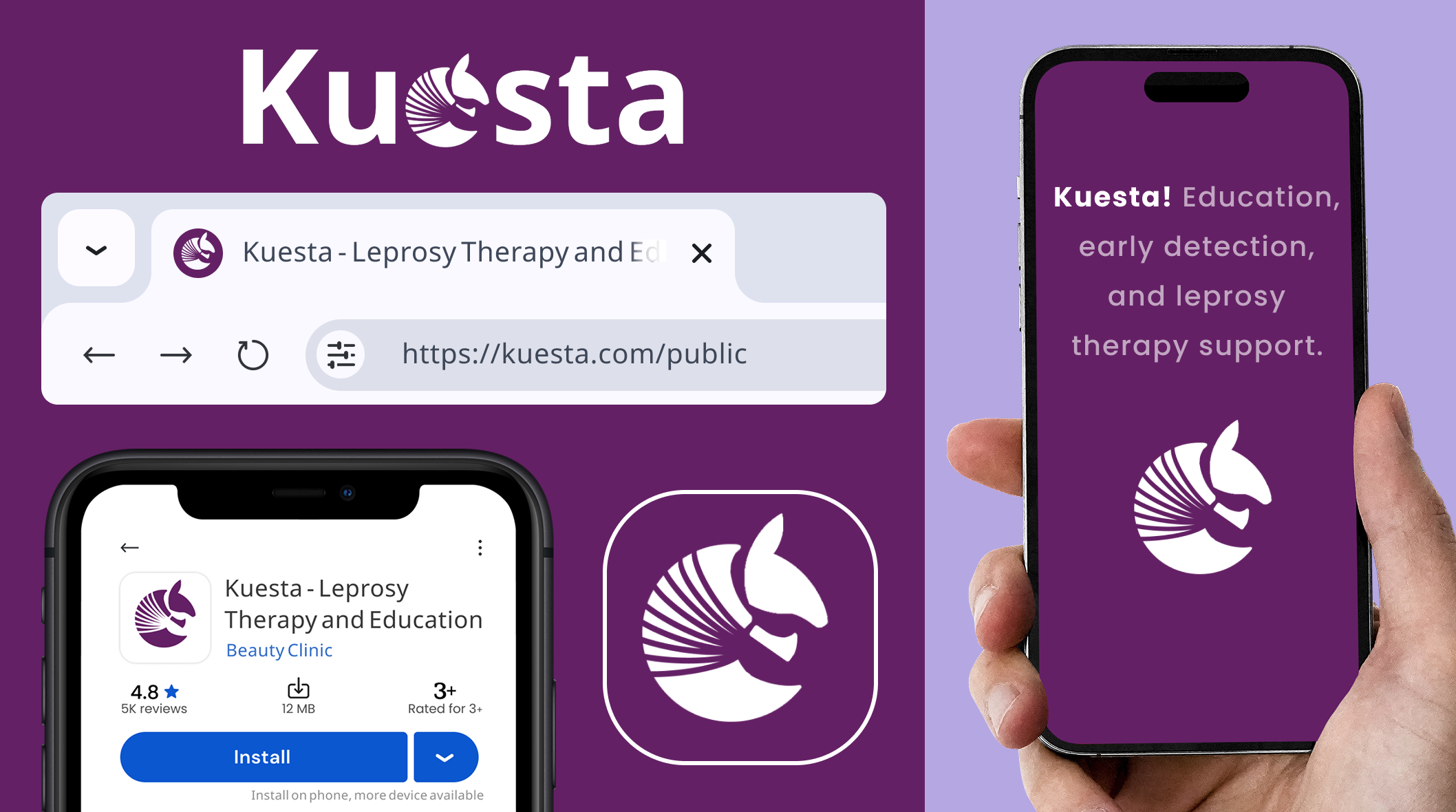 Kuesta Logo app branding graphic design logo mobile ui web