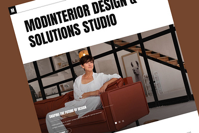 ModArch - Interior & Furniture Landing page agency branding creative design design ecommerce figma furniture graphic design home decor interior landing page online store shop ui uikits ux