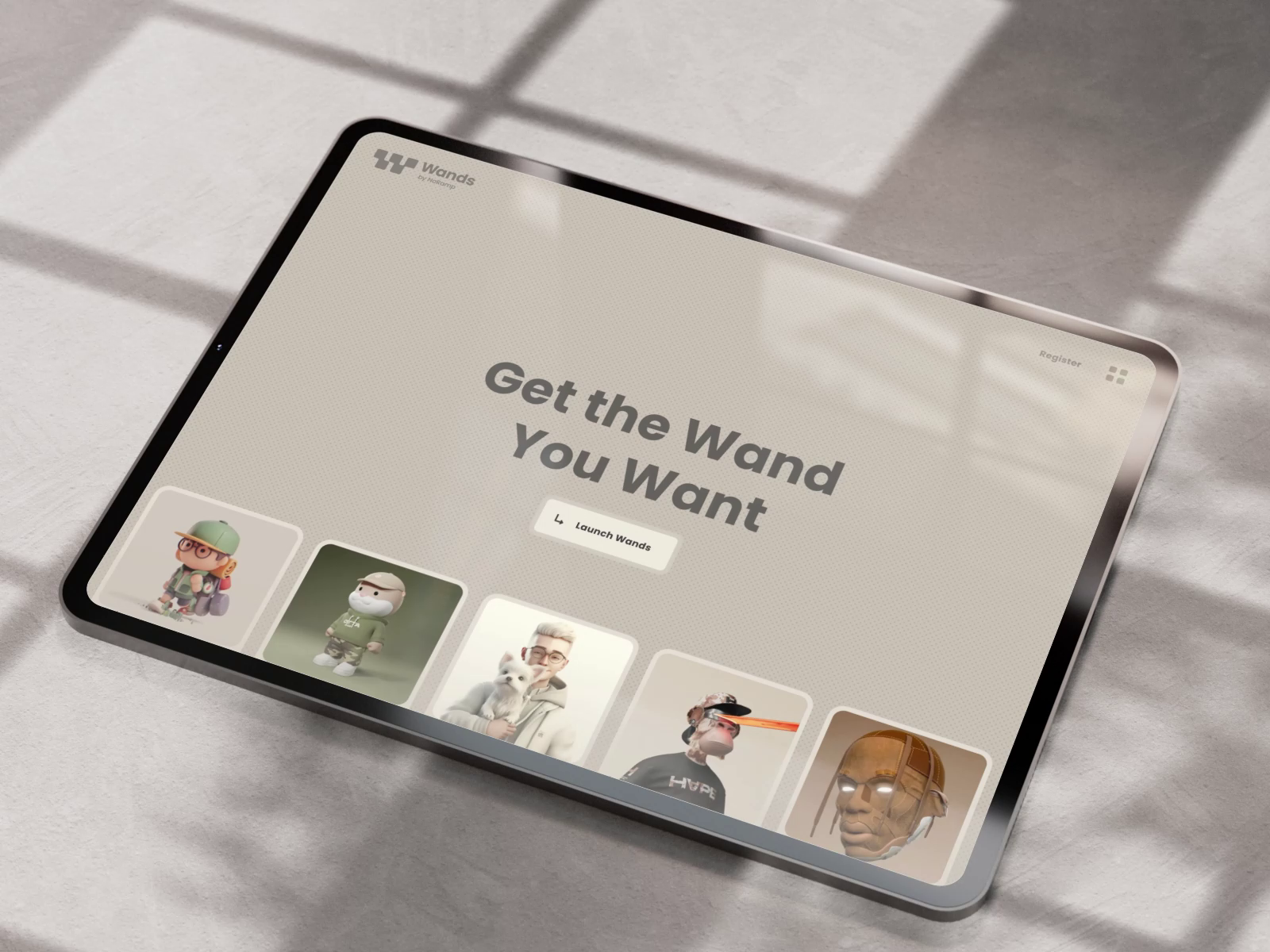 Wands XYZ - Website Design for a Crypto startup