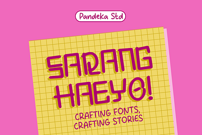 Gangmo - Korean Pop Display handdrawn