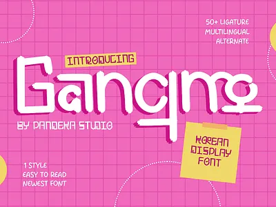 Gangmo - Korean Pop Display handdrawn