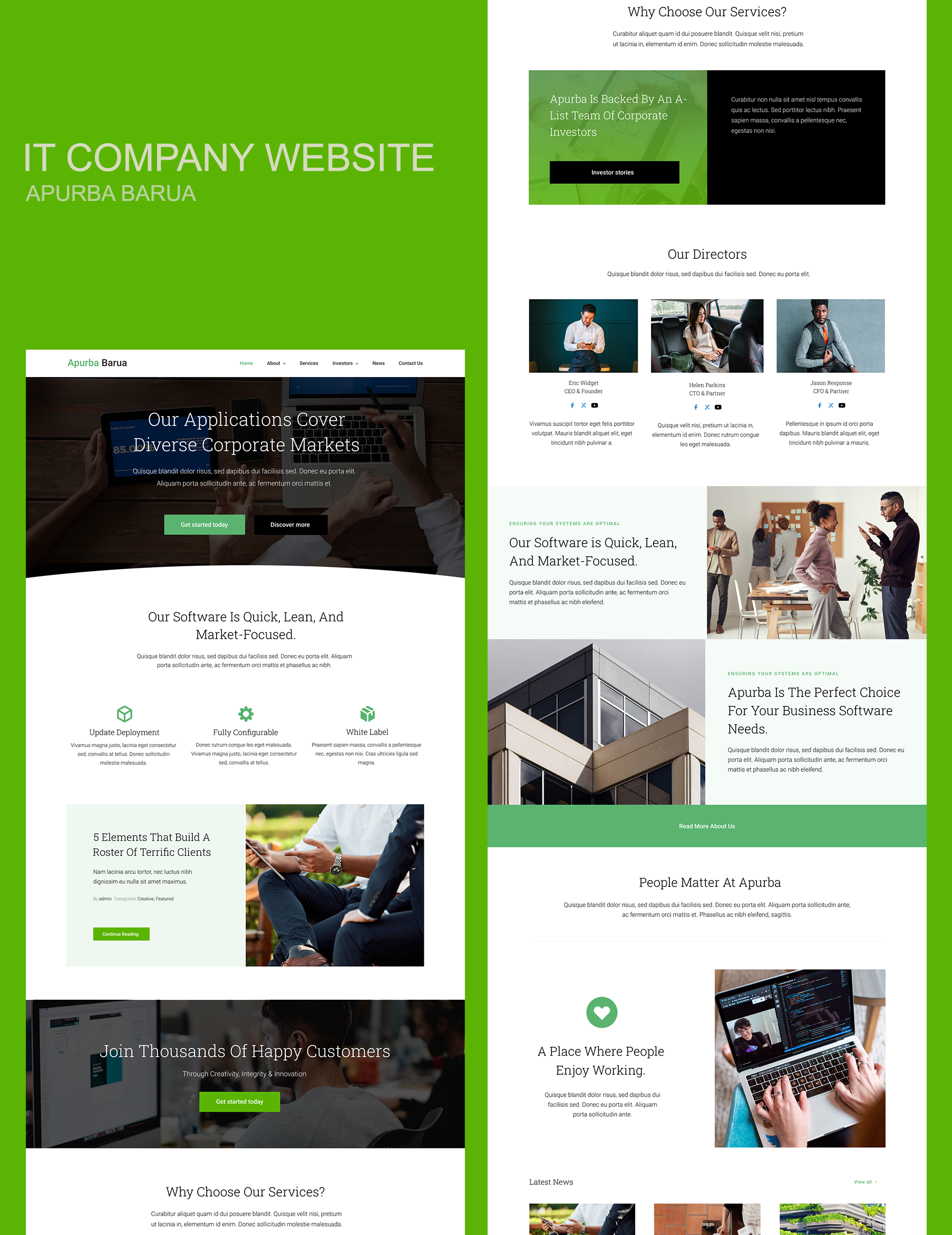 IT Company Website 3d adobe animation branding design education education website figma graphic design it logo motion graphics ui uiux user interface web web design website