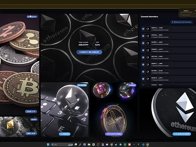 Ethereum DeFi Platform Interface Design app design dashboard defi eth ethereum metamask nft ui ui design web3