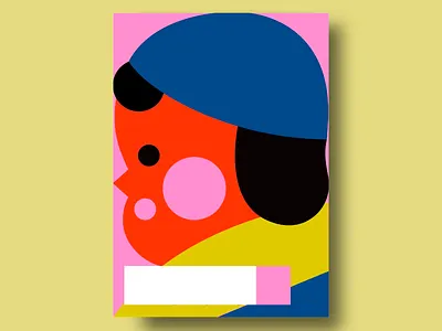 Color Block Portrait Illustration abstract art art design art illustration artwork colorful colorful design colors match geometric geometric shapes graphic design illustration inspire person portrait pink portrait portrait design vibrant