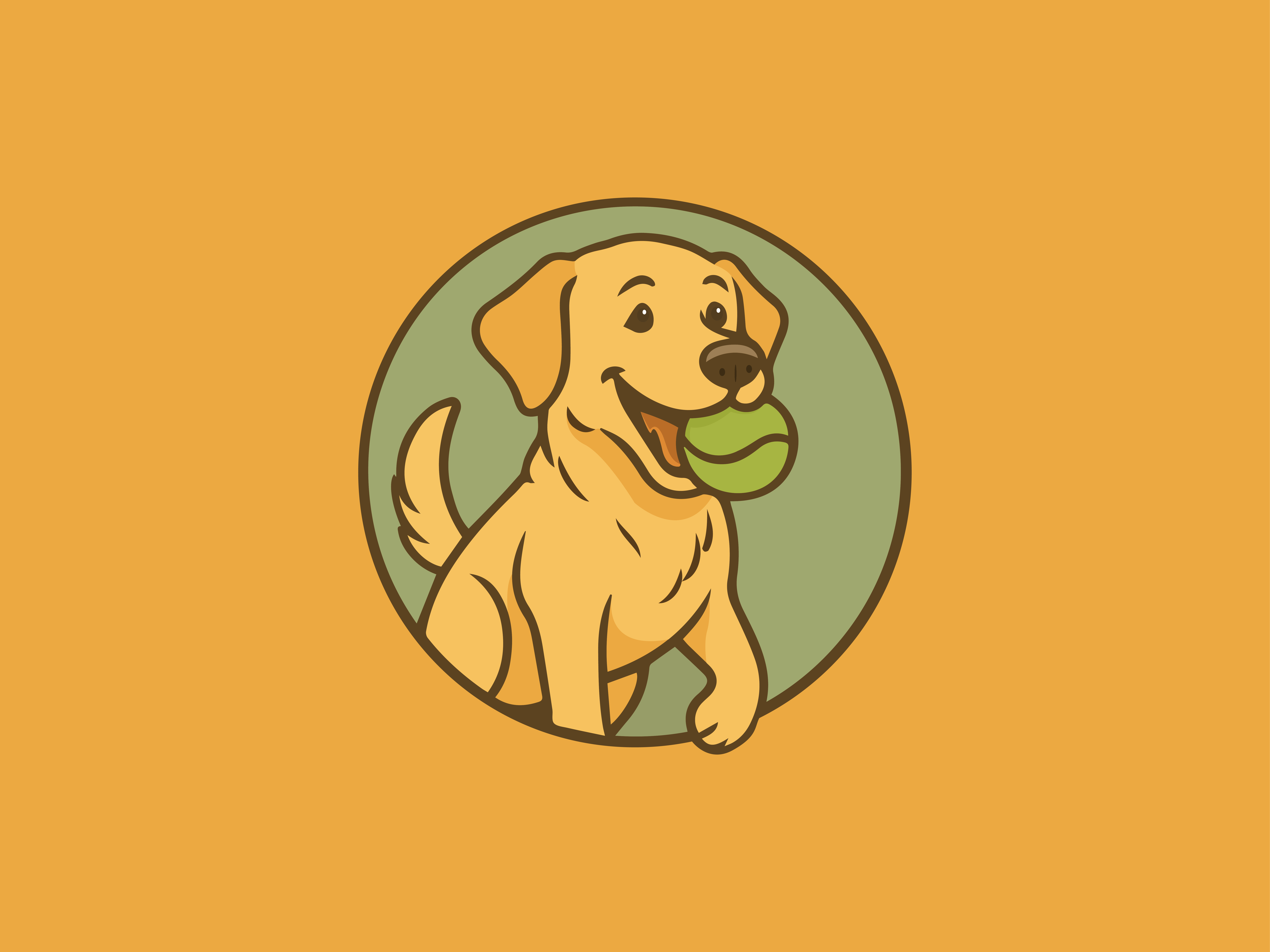 Playful Dog 3d animation branding design dog flat graphic design icon identity illustration logo vector